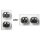 Steckdosen Set McPower Flair Beginner 2S-IP44, 3-teilig, wei&szlig;, IP44