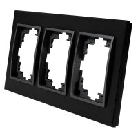 Rahmen McPower Flair, 3-fach, schwarzes Aluminium