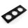 Rahmen McPower Flair, 3-fach, schwarzes Aluminium