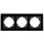 Rahmen McPower Flair, 3-fach, schwarzes Aluminium