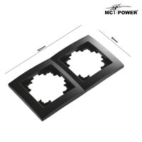 Rahmen McPower Flair, 2-fach, matt schwarz
