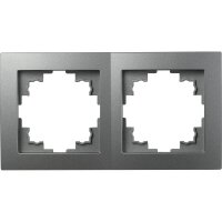 Rahmen McPower Flair, 2-fach, anthrazit
