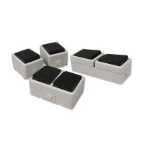 Feuchtraum Set McPower Taff Flur 4-teilig, grau, IP44