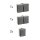 Feuchtraum Set McPower Secure Waschraum 4-teilig, grau, IP44