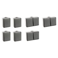 Feuchtraum Set McPower Secure Werkstatt 7-teilig, grau, IP44