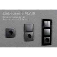 Schalter und Steckdosen Set McPower Flair Standard 20-teilig, anthrazit