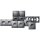 Schalter und Steckdosen Set McPower Flair Standard 20-teilig, anthrazit