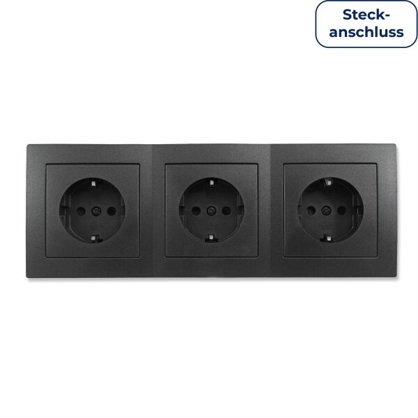 Steckdosen Set McPower Flair Beginner 3S Profi 4-teilig, Steckanschluss