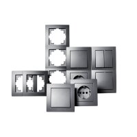 Schalter und Steckdosen Set McPower Flair Flur 13-teilig,...