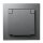 Schutzkontakt-Steckdose McPower Flair, 250V~/16A, UP, IP44, anthrazit