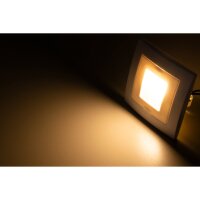 LED-Einbauleuchte McPower Flair 80x80mm, 3000K,...