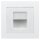 LED-Einbauleuchte McPower Flair 80x80mm, 3000K, warmwei&szlig;, 86lm