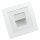 LED-Einbauleuchte McPower Flair 80x80mm, 3000K, warmwei&szlig;, 86lm
