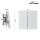 Jalousie-Taster McPower Shallow 250V~/10A, UP, Steckanschluss, wei&szlig;