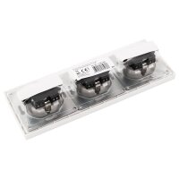 Steckdosen Set McPower Shallow Beginner 3S-Profi 4-teilig, Steckanschluss