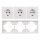 Steckdosen Set McPower Shallow Beginner 3S-Profi 4-teilig, Steckanschluss