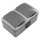Feuchtraum Doppelsteckdose McPower Fix, Steckanschluss, 250V~/16A, IP54, AP