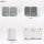 Feuchtraum Doppelsteckdose McPower Fix, Steckanschluss, 250V~/16A, IP54, AP