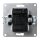 Schalter McPower Flair, 250V~/10A, UP, anthrazit mit Kontroll-Leuchte