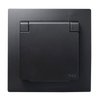 Schutzkontakt-Steckdose McPower Flair 250V/16A, UP, IP44,...