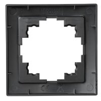 Rahmen McPower Flair, 1-fach, matt schwarz