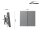 Taster McPower Shallow 2-fach, 250V~10A, UP, Steckanschluss, anthrazit