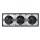 Steckdosen-Set McPower Flair Beginner 3S, matt schwarz, 4-teilig