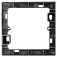 Aufputz-Rahmen McPower Flair 80x80x35mm, mit Montagebohrung, anthrazit