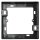 Aufputz-Rahmen McPower Flair 80x80x35mm, mit Montagebohrung, anthrazit