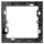 Aufputz-Rahmen McPower Flair 80x80x35mm, mit Montagebohrung, anthrazit