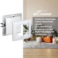 Taster McPower Flair, 250V~/10A, UP, wei&szlig;