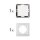 Wechselschalter McPower Flair 250V~/10A, UP, wei&szlig;