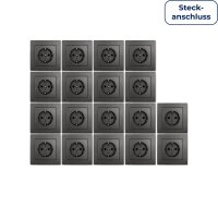 Schutzkontakt-Steckdose McPower Flair Steckanschluss,...