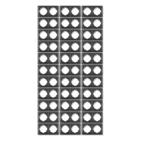 Rahmen McPower Flair, 2-fach, anthrazit, 33er-Pack