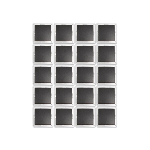Wechselschalter McPower Flair, 250V~/10A, UP, anthrazit, 20er-Pack