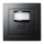 Unterputz IR Bewegungsmelder McPower Flair 160&deg;, 750W ,LED geeignet, matt schwarz
