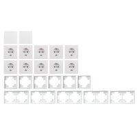 Schalter und Steckdosen Set McPower Shallow Niveau,...