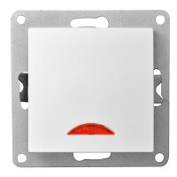Schalter McPower Flair, 250V~/10A, UP, wei&szlig; mit...