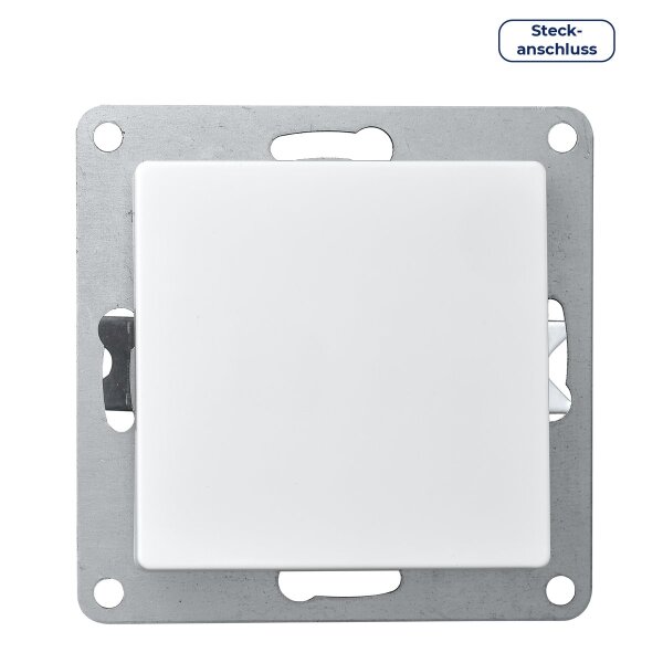 Wechselschalter McPower Cup 250V~/10A, UP, Steckanschluss, wei&szlig;