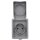Feuchtraum Steckdose McPower Secure, 250V~/16A, IP44, AP, grau