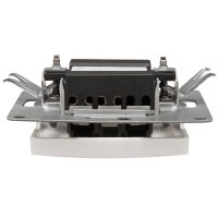 Wechselschalter McPower Flair, 250V~/10A, UP, Steckanschluss, wei&szlig;, 40er-Pack