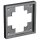 Rahmen McPower Shallow 1-fach, anthrazit