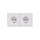 Steckdosen Set McPower Shallow Beginner 2S-Profi 3-teilig, Steckanschluss