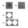 Schalter und Steckdosen Set McPower Shallow Standard 20-teilig, anthrazit, Steckanschluss