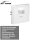 Unterputz IR Bewegungsmelder McPower Shallow 160&deg;, 750W, LED geeignet, wei&szlig;