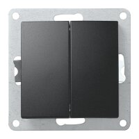 Serien-Schalter McPower Flair, 2-fach, 250V~/10A, UP,...