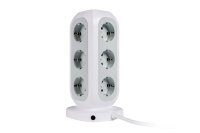 Steckdosen-Tower EUPT-01 Verbatim, 2m Kabel,...