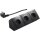 Steckdosenblock McPower Flair 250V~/16A, schwarz, 3-fach, 2m Kabel+ Stecker