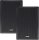 Flatpanel-Lautsprecher, 40W, schwarz - Surround, 4 Ohm, 86dB, 2-Wege, Paar