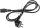 Kaltger&auml;te Netzkabel 1,5m - H03VV-F3G 0,75 mm&sup2; 10/16A/250V, schwarz